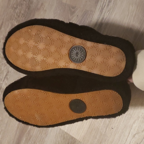 Ugg black slingback slippers size 7 - Picture 4 of 6